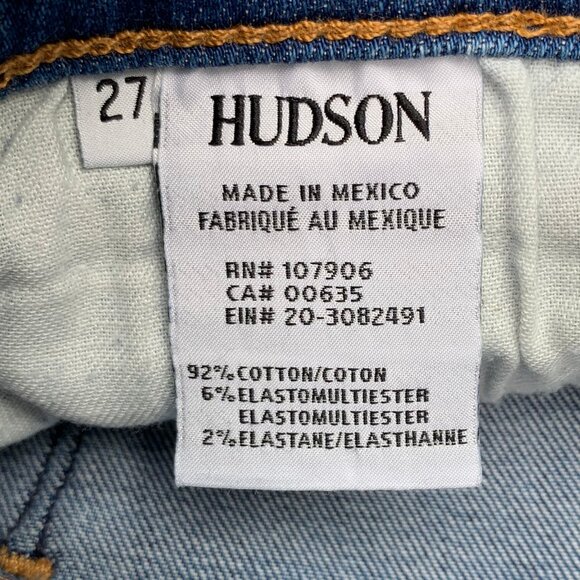 Hudson Krista Ankle Skinny Mid Rise Released Hem Jeans Sz27 - Picture 13 of 14